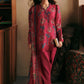 3 Pc Unstitched Embroidered Linen Suit
