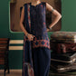 3 Pc Unstitched Embroidered Linen Suit