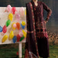 3 Pc Unstitched Embroidered Linen Suit