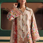 3 Pc Unstitched Embroidered Linen Suit