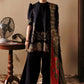 3 Pc Unstitched Embroidered Linen Suit