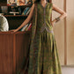 3 Pc Unstitched Embroidered Linen Suit