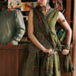 3 Pc Unstitched Embroidered Linen Suit