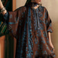 3 Pc Unstitched Embroidered Linen Suit