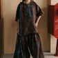 3 Pc Unstitched Embroidered Linen Suit