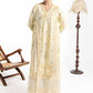 2 Pc Embroidered Raw Silk Suit