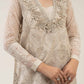 2 Pc Embroidered Organza Suit