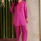 2 Pc Embellished Rawsilk Suit