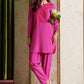 2 Pc Embellished Rawsilk Suit