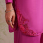 2 Pc Embellished Rawsilk Suit