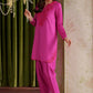 2 Pc Embellished Rawsilk Suit