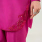 2 Pc Embellished Rawsilk Suit