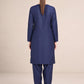 2 Pc Embellished Bamberg Raw Silk Suit
