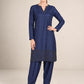 2 Pc Embellished Bamberg Raw Silk Suit