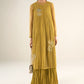 2 Pc Embroidered Net Suit