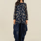 2 Pc Embroidered Cotton Net Suit