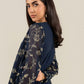 2 Pc Embroidered Cotton Net Suit