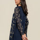 2 Pc Embroidered Cotton Net Suit