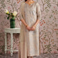 2 Pc Embellished Bamberg Raw Silk Suit