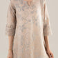 2 Pc Embellished Bamberg Raw Silk Suit