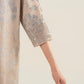 2 Pc Embellished Bamberg Raw Silk Suit