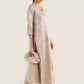 2 Pc Embellished Bamberg Raw Silk Suit