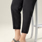 Embroidered Raw Silk Trouser