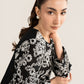 Embroidered Crosshatch Lawn Shirt