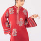 2 Pc Block Printed Paper Lawn Suit