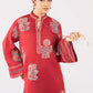 2 Pc Block Printed Paper Lawn Suit