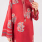 2 Pc Block Printed Paper Lawn Suit