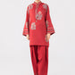 2 Pc Block Printed Paper Lawn Suit