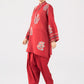 2 Pc Block Printed Paper Lawn Suit