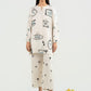 2 Pc Embellished Ripstop Suit
