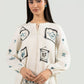 2 Pc Embellished Ripstop Suit
