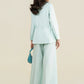 2 Pc Dyed Cotton Chambray Suit