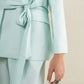 2 Pc Dyed Cotton Chambray Suit