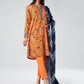 3 Pc Printed Khaddar Suit