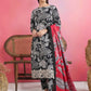 3 Pc Embroidered Khaddar Suit