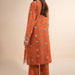 2 Pc Printed Slub Khaddar Suit