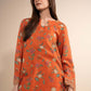 2 Pc Printed Slub Khaddar Suit