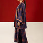 2 Pc Printed Linen Suit