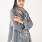2 Pc Embroidered Cambric Suit