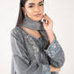 2 Pc Embroidered Cambric Suit