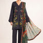 3 Pc Embroidered Viscose Suit