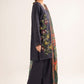 3 Pc Embroidered Viscose Suit