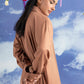 Dyed Self-Jacquard Viscose Shirt