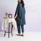 Dyed Self-Jacquard Viscose Shirt