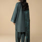 3 Pc Embroidered Crosshatch Suit