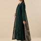 2 Pc Embroidered Herringbone Suit